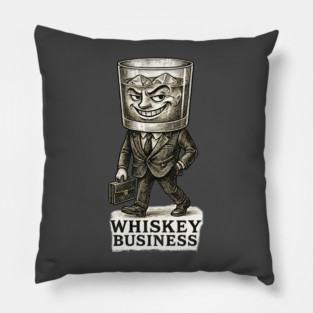 Whiskey Business Pillow