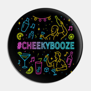Cheeky Booze Party Pin