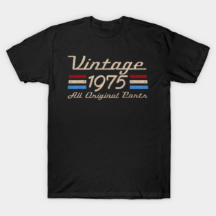 Vintage Est 1975 Limited Edition Classic 1975 Retro Birthday T-Shirt