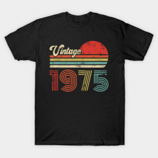 Vintage Est 1975 Limited Edition Classic 1975 Retro Birthday T-Shirt