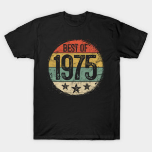 Vintage Est 1975 Limited Edition Classic 1975 Retro Birthday T-Shirt