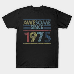 Vintage Est 1975 Limited Edition Classic 1975 Retro Birthday T-Shirt