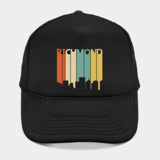 Vintage Richmond Skyline silhouette Hat