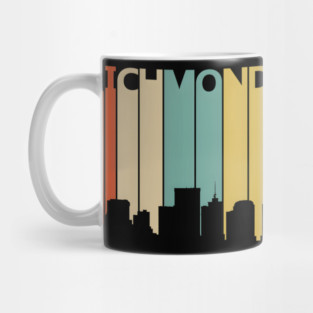 Vintage Richmond Skyline silhouette Mug