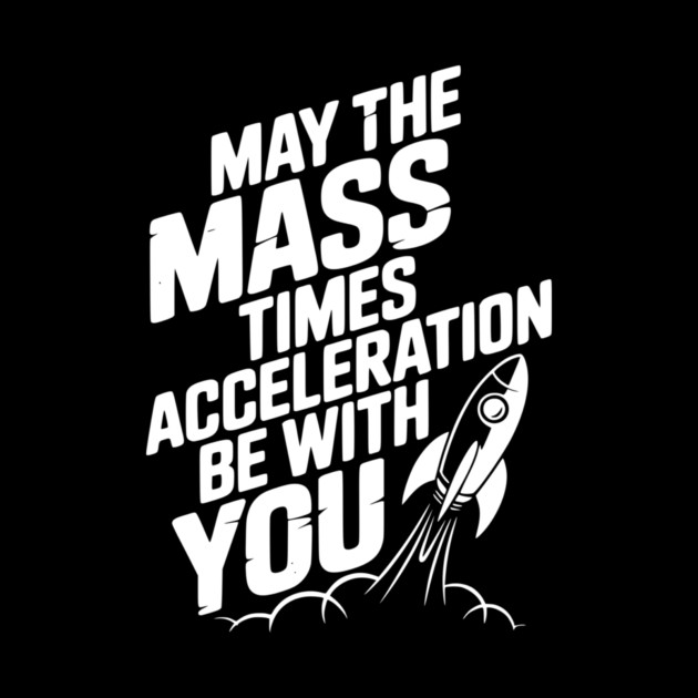 May The Mass Times Acceleration Be With You by Frank Ring