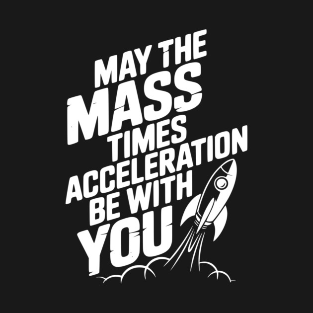 May The Mass Times Acceleration Be With You by Frank Ring
