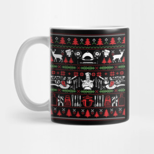 Funny Chef Cooking Worker Xmas Plaid Christmas Pajamas Gift Mug