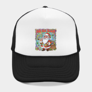 Trippy Santa Ho Ho High Hat