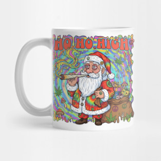Trippy Santa Ho Ho High Mug