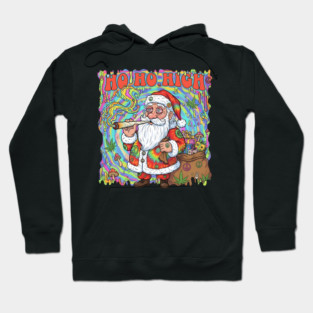 Trippy Santa Ho Ho High Hoodie