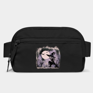 Halloween Witch Illustration Bag