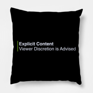 Explicitly Awesome Pillow