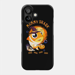 Shark Pet mummy shark booo booo halloween shark pumpkin cute Phone Case