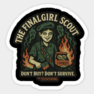 Final Girl Scout Sticker