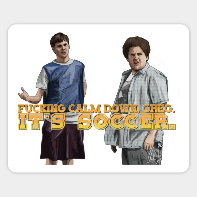 Superbad: It's Soccer Magnet by 51Deesigns