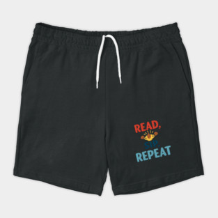 read sip repeat funny coffee Shorts