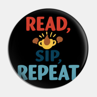 read sip repeat funny coffee Pin