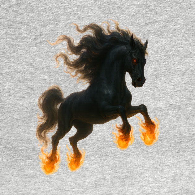 Flying Nightmare Horse Tee