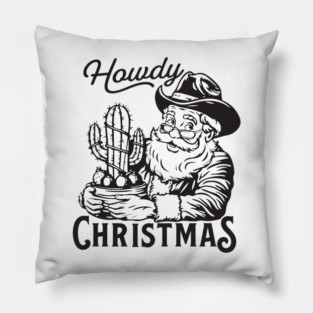 howdy christmas Pillow