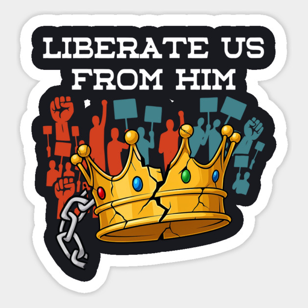 Liberate Us From Him Magnet by Charles's Store 8