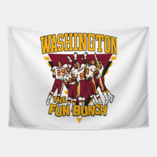 Vintage Washington Football Commanders Redskins Hail Tapestry