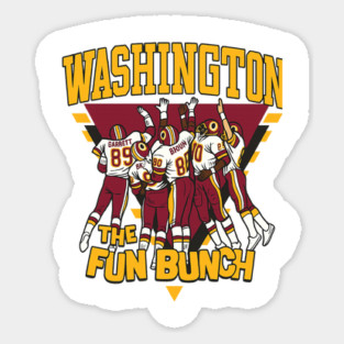 Vintage Washington Football Commanders Redskins Hail Sticker