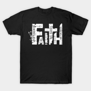 Christian Faith, Faith Cross T-Shirt