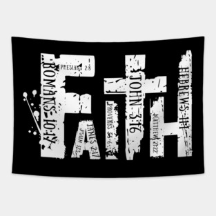 Christian Faith, Faith Cross Tapestry