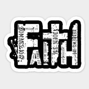 Christian Faith, Faith Cross Magnet