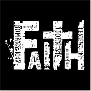 Christian Faith, Faith Cross Posters and Art