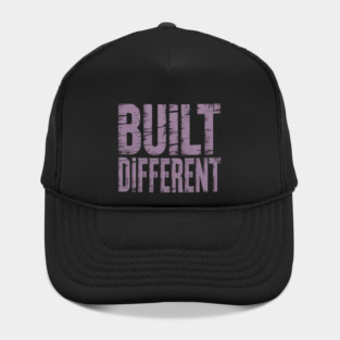 Purple Built Different Purple Color Graphic Purple Hat