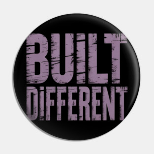 Purple Built Different Purple Color Graphic Purple Pin