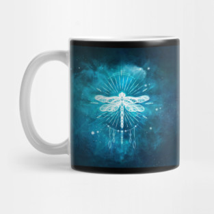 Cosmic Boho Dragonfly Mug