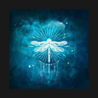 Cosmic Boho Dragonfly T-Shirt