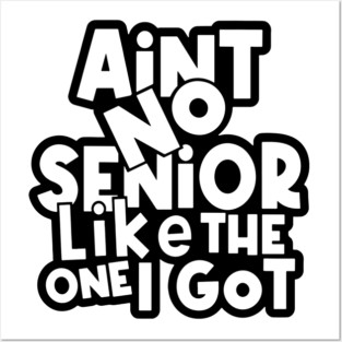 Ain't No Senior Like The One I Got Posters and Art