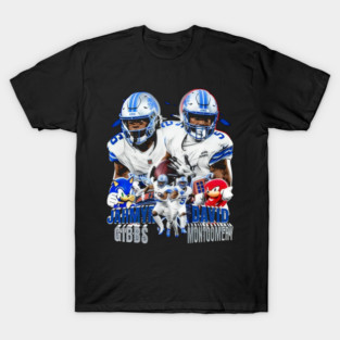 Jahmyr Gibbs  David Montgomery Duo T-Shirt