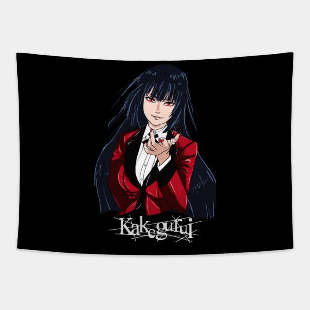 Yumeko Jabami - Kakegurui Tapestry by Otaku Vibes