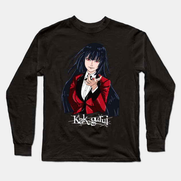 Yumeko Jabami - Kakegurui Long Sleeve T-Shirt by Otaku Vibes