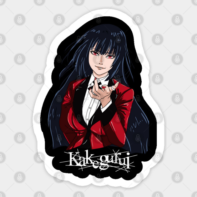 Yumeko Jabami - Kakegurui Sticker by Otaku Vibes