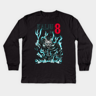 Kaiju No 8 Kafka Hibino Transformation Kids Long Sleeve T-Shirt
