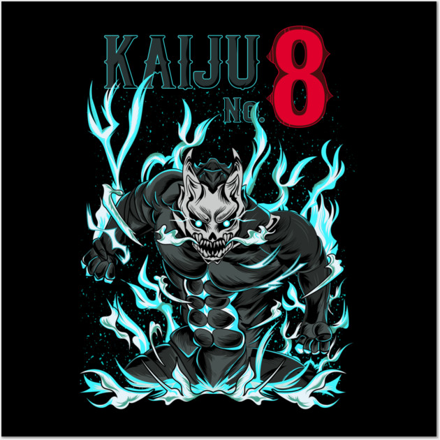 Kaiju No 8 Kafka Hibino Transformation Wall Art by Otaku Vibes