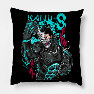 Kaiju No 8 Kafka Dual Identity Art Pillow