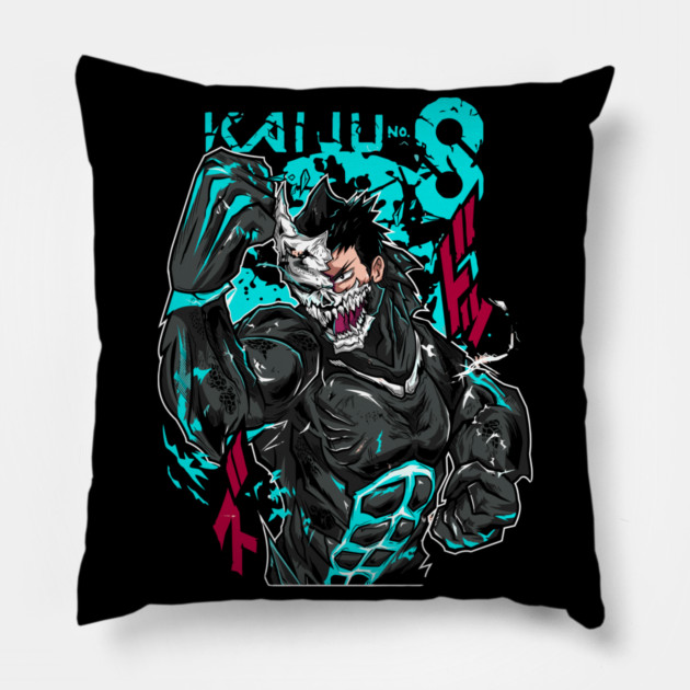 Kaiju No 8 Kafka Dual Identity Art Pillow by Otaku Vibes