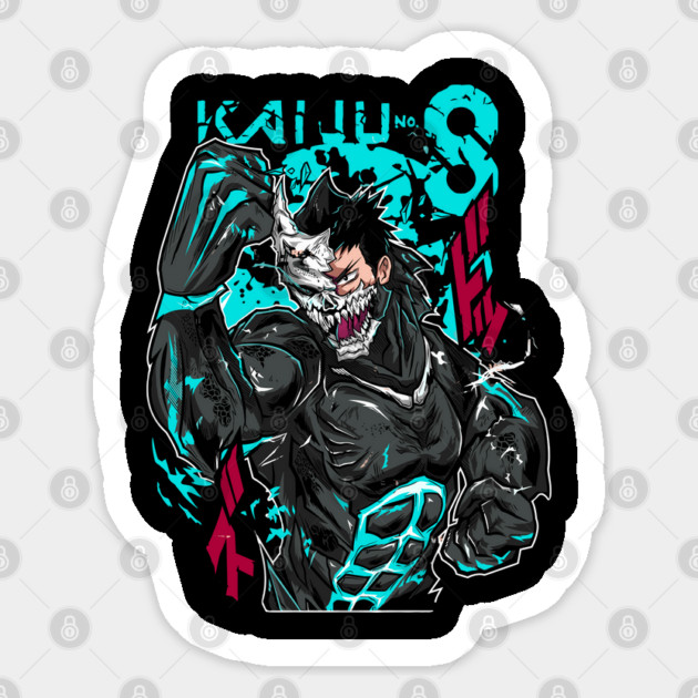 Kaiju No 8 Kafka Dual Identity Art Sticker by Otaku Vibes