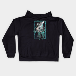 Kaiju No 8 Kafka Turns Into a Monster Kids Hoodie