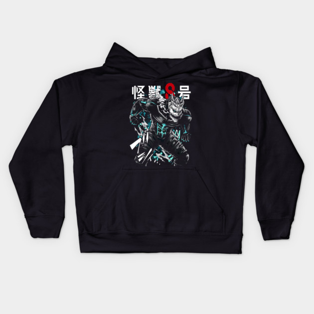 Kaiju No 8 Monster Within Poster Kids Hoodie by Otaku Vibes
