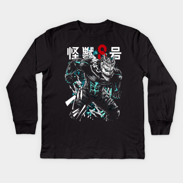 Kaiju No 8 Monster Within Poster Kids Long Sleeve T-Shirt by Otaku Vibes