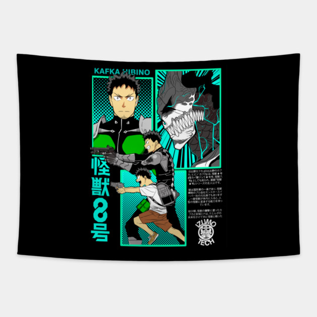 Kaiju No 8 - Kafka Hibino Tapestry by Otaku Vibes
