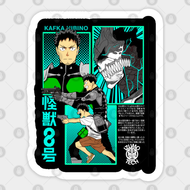 Kaiju No 8 - Kafka Hibino Sticker by Otaku Vibes