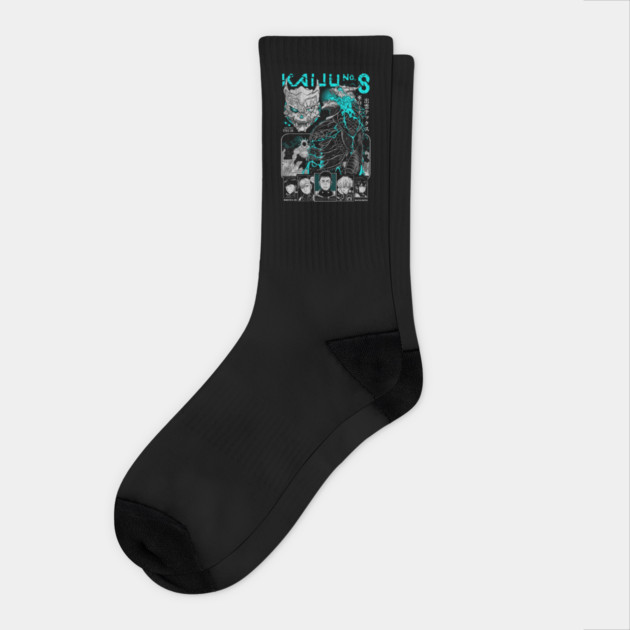 Kafka Hibino - Kaiju No 8 Socks by Otaku Vibes